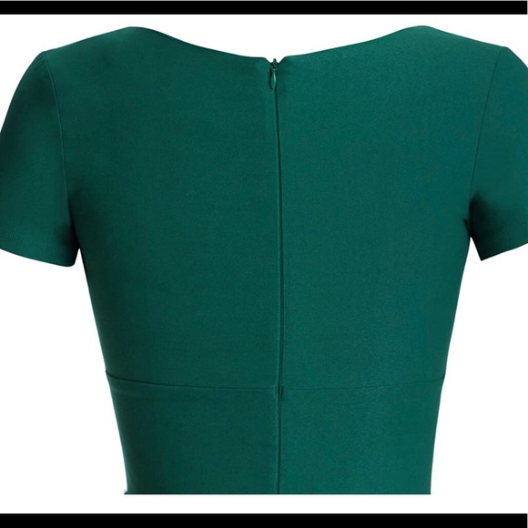 Pleated Pencil Dress - Picture 4 of 6